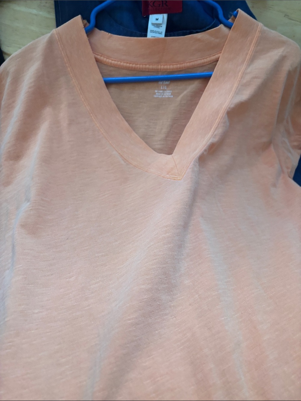 aerie Peach V-Neck T-Shirt